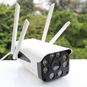 Camera Ip Wifi Ngoài Trời Yoosee GW-218S - 4 Râu Bắt Wifi Cự Mạnh Full HD 1080P - Có Màu Ban Đêm - Hàng Chính Hãng