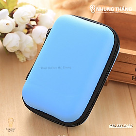 Mua Túi Lưu Trữ Phụ Kiện Bảo Vệ Ổ Cứng Di Động   Dây Cáp USB   Tai Nghe - Có Dây Khóa Kéo Tiện Lợi - Nhiều Màu sắc Lựa Chọn