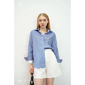 Áo sơ mi công sở nữ Méo shop phong cách Hàn Quốc dài tay Boohy