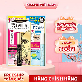 Set Vỉ Mascara Chuốt Mi Và Tẩy Trang Nhanh Làn Mi Kissme Heroine Make (2 Cây)