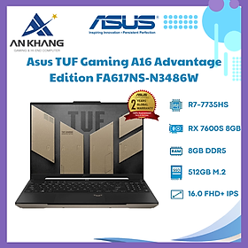 Mua Laptop ASUS TUF Gaming A16 Advantage Edition FA617NS-N3486W (Ryzen 7 7735HS/RAM 8GB/RX 7600S 8GB/512GB SSD/ Windows 11) - Hàng Chính Hãng - Bảo Hành 24 Tháng