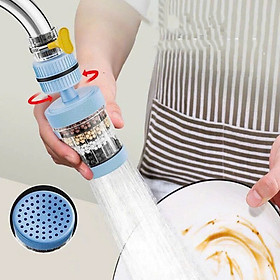 Vòi Lọc Nước Xoay 360° Gắn Lavabo & Nhà Bếp – 6 Lớp Lọc Than Hoạt Tính, Loại Bỏ Clo, Cặn Bẩn, Điều Chỉnh pH- HÀNG CHÍNH HÃNG MINIIN