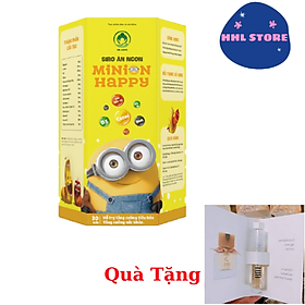 Siro ăn ngon MINION HAPPY (30 GÓI) hỗ trợ tiêu hóa tốt, tăng sức đề kháng giúp trẻ phát triển cân nặng chiều cao, Tặng Mẫu Test Nước Hoa Lua