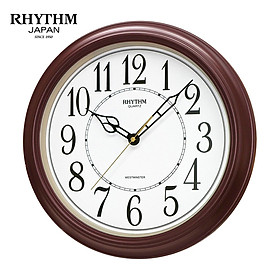 Mua Đồng hồ treo tường Nhật Bản Rhythm CMH726NR06 Kt 36.0 x 5.6cm  955g Vỏ nhựa. Dùng Pin.