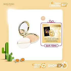 Phấn Trang Điểm Ngọc Trai Eveline Skinlovers Blooming Powder Pact