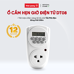 Mua Ổ cắm hẹn giờ ĐQ ESK DT08 W 13 (Điều chỉnh điện tử  1 lỗ - 3 chấu  trắng)