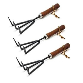 Mua Combo 03 Dụng dụ làm vườn cào đất 3 chân Echo - Nội địa Nhật Bản