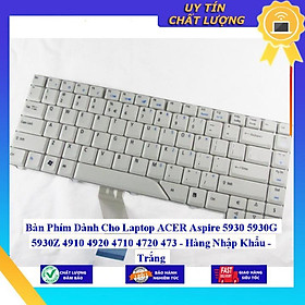 Mua Bàn Phím dùng cho Laptop ACER Aspire 5930 5930G 5930Z 4910 4920 4710 4720 473 Trắng  - Hàng Nhập Khẩu New Seal