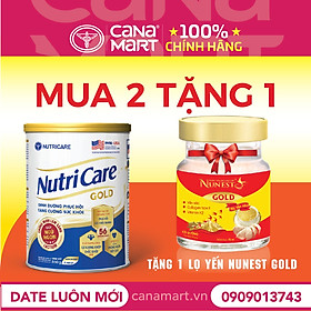 Sữa bột Nutricare Gold bổ sung dinh dưỡng cho người lớn tuổi, người suy nhược cơ thể (850g)