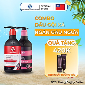 Combo Dầu gội xả Ngăn gàu giảm dầu dưỡng tóc bóng mượt