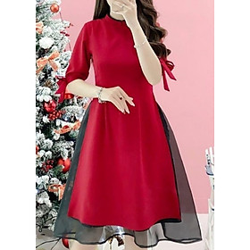Áo Dài Cách Tân Tay Lỡ Phối Nơ Mẫu GF922 Thời Trang Nữ Duyên Dáng Và Thanh Lịch