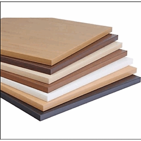 1 tấm gỗ mdf lõi xanh màu trắng tinh 130cm x 29cm dán 4 cạnh