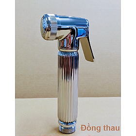 Mua Vòi xịt vệ sinh KG37 bằng đồng thau mạ crom cao cấp bền đẹp  xịt nước êm  chống rát dây 1m2 - Hàng chính hãng
