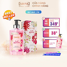 Sữa Tắm Dưỡng Ẩm Hương Nước Hoa ADIVA Sweet Memories 400ml Tặng 1 Hộp Cùng