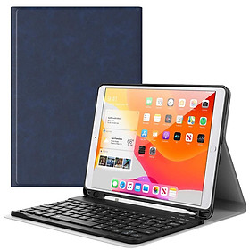 Bao da kèm bàn phím Bluetooth dành cho iPad Gen 9 10.2 2021 Smart Keyboard - Hàng nhập khẩu