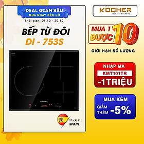 Mua Bếp Điện Từ Ba Kocher DI-753S Công Nghệ Inverter  tiết kiệm điện  Nhiều tính năng - Hàng chính hãng