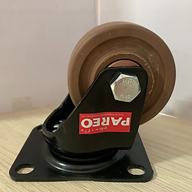 Mua Bánh xe nhựa chịu nhiệt 75x45mm dành cho thiết bị Nung/ nướng/ hấp/ sấy - đế xoay - Happy Move