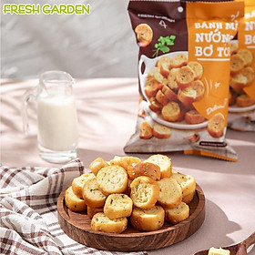 Set 6 Gói Snack Bánh Mì Bơ Tỏi FRESH GARDEN Hương Vị Đặc Trưng Sốt Bơ Tỏi