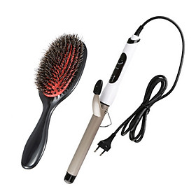 Máy Uốn Tóc KEMEI & Lược Chải Tóc Chống Tĩnh Điện Chăm Sóc Tóc