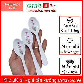 Hình ảnh Thìa nhựa phíp to ăn cháo ăn cơm cho bé