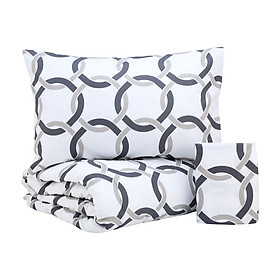 Bộ Ga Giường EVA-GEO chất liệu sợi tổng hợp, màu trắng | Index Living Mall - Phân phối độc quyền tại Việt Nam