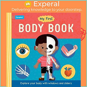 Sách - My First Body Book - Explore your body with windows and sliders by Yujin Shin (UK edition, boardbook)