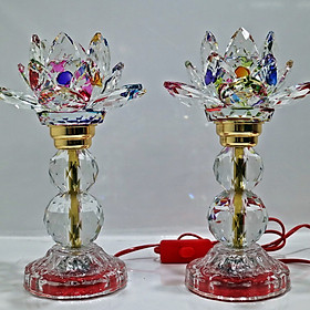 Mua Đèn thờ pha lê cao cấp 202 - 7 màu