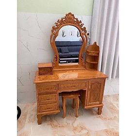 Mua Bàn trang điểm -Bàn phấngỗ Tràm bông vàng Ngang 1 M  (FREESHIP HCM 30-50 KM )