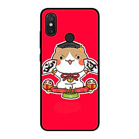 Ốp lưng cho Xiaomi Mi 8 MÈO 87 - Hàng chính hãng