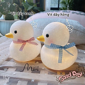 Mua Đèn ngủ vịt con thắt dây nơ dễ thương dùng pin 2 mẫu