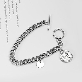 Vòng đeo tay mix vảy và charm độc đáo unisex