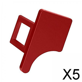 5xCar Safety Seat Belt Buckle Clip / Byd Atto 3 Yuan Plus Red