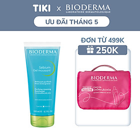 Hình ảnh Gel rửa mặt tạo bọt cho da hỗn hợp và da dầu Bioderma Sebium Gel Moussant dạng tuýp - 200ml