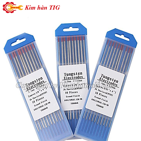 Kim hàn TIG Kydosu JAPAN 1.6-2.0-2.4-3.2mm-Điện cực TUNGSTEN-Hộp 10 cái