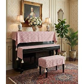 Khăn phủ đàn piano cơ đàn piano điện tử 88 phím sang trọng cổ điển trang trí giáng sinh noel năm mới Tết sinh nhật - Hàng chính hãng