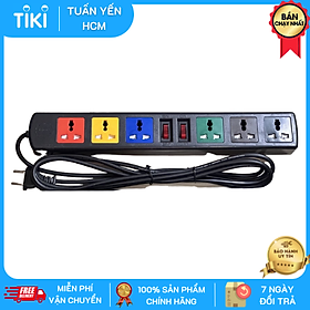 Mua Ổ cắm LiOA 6 lỗ 3 chấu 6D52N dây dài 5m