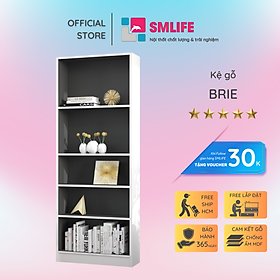 Mua Giá sách gỗ đẹp thiết kế hiện đại SMLIFE Brie