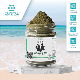 [Nhập Khẩu Singapore] Bột nêm Rong Biển (10GR / 40GR) - CrystalSea, Chứng nhận SFA, được làm từ nguyên liệu cao cấp, bổ sung các chất dinh dưỡng như Iốt, Omega-3, Folic Acid (Vitamin B9)