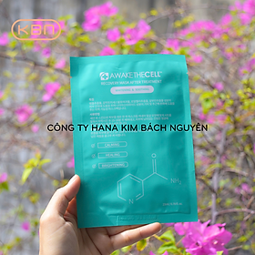 Mặt Nạ Cấp Ẩm, Làm Dịu Da, Dưỡng Trắng Da SOOTHING RECOVERY Awakethe Cell Hàn Quốc - Mặt nạ Phục Hồi (Hàng Chính Hãng)
