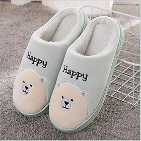 Dép bông đi trong nhà nam - nữ hình gấu ngộ nghĩnh DLNU-09