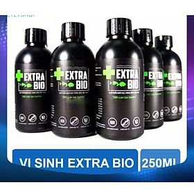 1 CHAI NƯỚC VI SINH EXTRA BIO XỬ LÝ NƯỚC LÀM TRONG NƯỚC SẠCH NƯỚC KHỬ MÙI CHO BỂ CÁ HÀNG CHUẨN CHẤT LƯỢNG NHƯ HÌNH