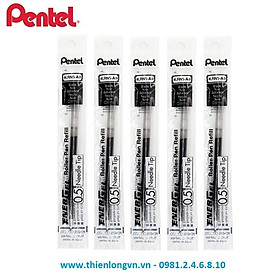 Combo 5 Ruột bút nước energel Pentel LRN5 màu đen 0.5mm