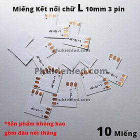 Mua 10 đầu kết nối Led chữ L  chữ T  chữ Thập Đầu loại 10mm 3pin – sử dụng cho dây led 2811  2812 loại Full Color