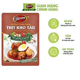 Xốt Gia Vị Hoàn Chỉnh Barona - Thịt Kho Tàu 80g