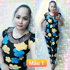 Đồ bộ trung niên thun gân size 2.3.4.5 từ 50 đến 70kg