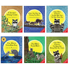 Combo 6 cuốn picture book song ngữ: Nụ Hôn Trên Bàn Tay + Chester Dũng Cảm + Những Chiếc Túi Đầy Ắp Những Nụ Hôn + Gấu Mèo Chester Và Kẻ Bắt Nạt To Xác Xấu Xa + Nụ Hôn Tạm Biệt + Gấu Mèo Chester Và Quả Sồi Đong Đầy Kỉ Niệm ( Dành cho trẻ từ 3-8 tuổi) (