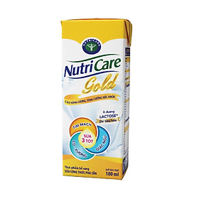 Lốc 8 hộp sữa pha sẵn Nutricare GOLD - bồi bổ phục hồi sức khoẻ 180ml x 8