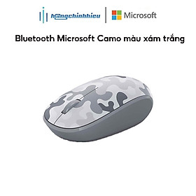 Chuột Bluetooth Microsoft Camo màu xám trắng 8KX-00007 Hàng chính hãng