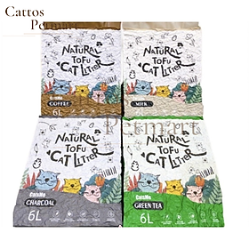 Hình ảnh Cát Vệ Sinh Cát Đậu Phụ Cho Thú Cưng Natural Tofu Cat Litter Cats Me Túi 6L