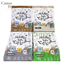 Cát Vệ Sinh Cát Đậu Phụ Cho Thú Cưng Natural Tofu Cat Litter Cats Me Túi 6L